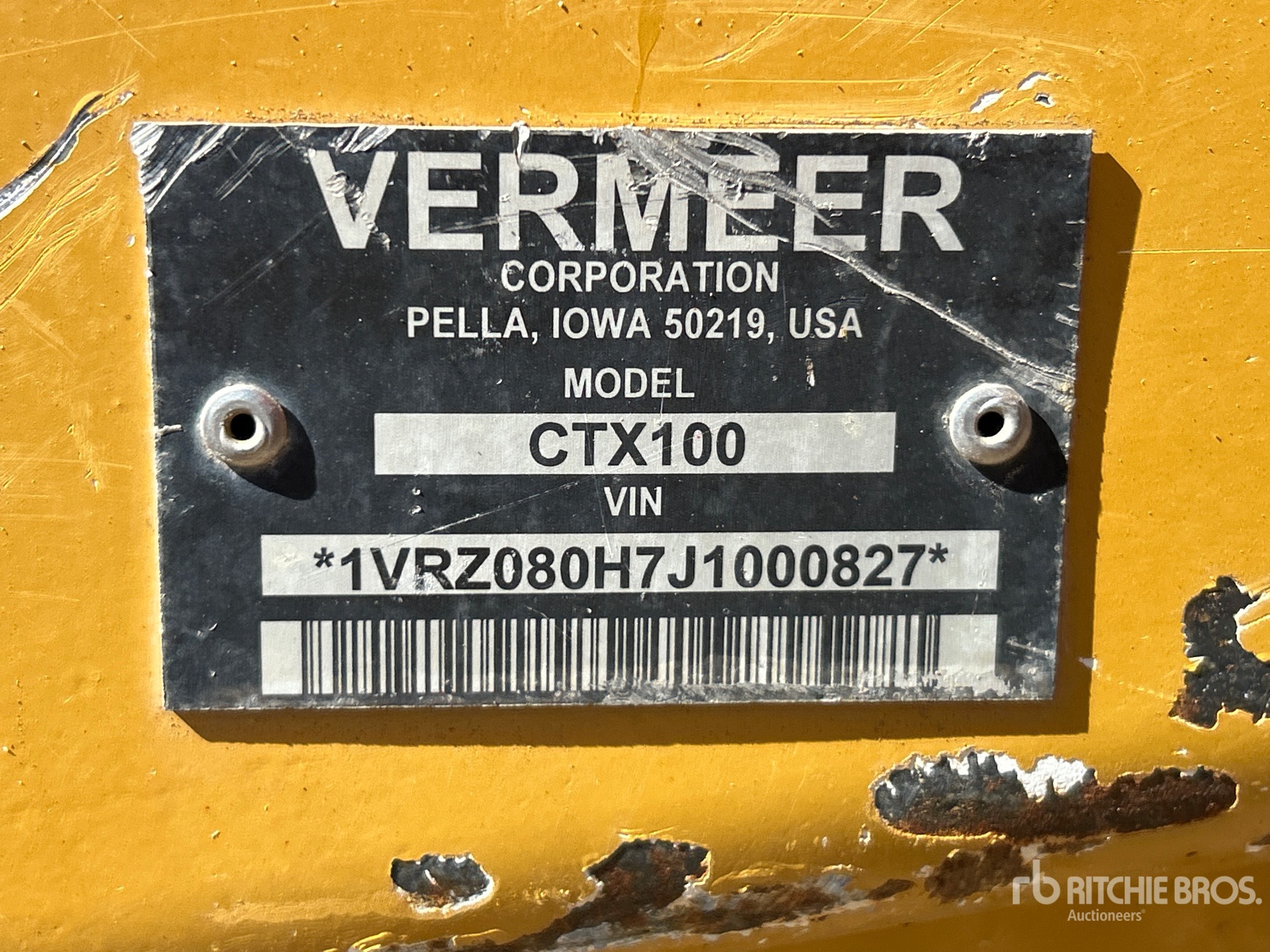 2018 Vermeer CTX100