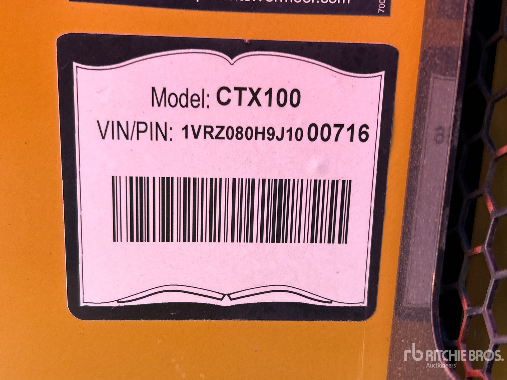 2018 Vermeer CTX100