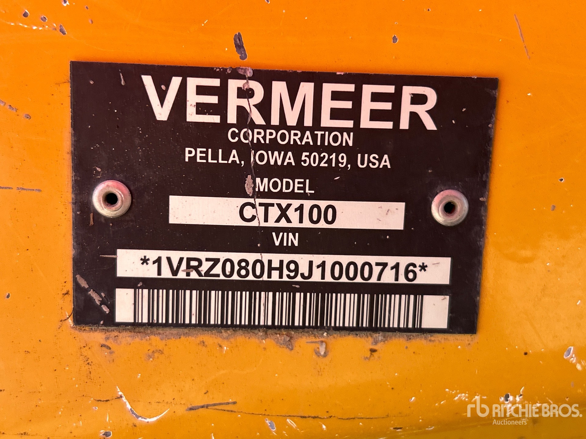 2018 Vermeer CTX100