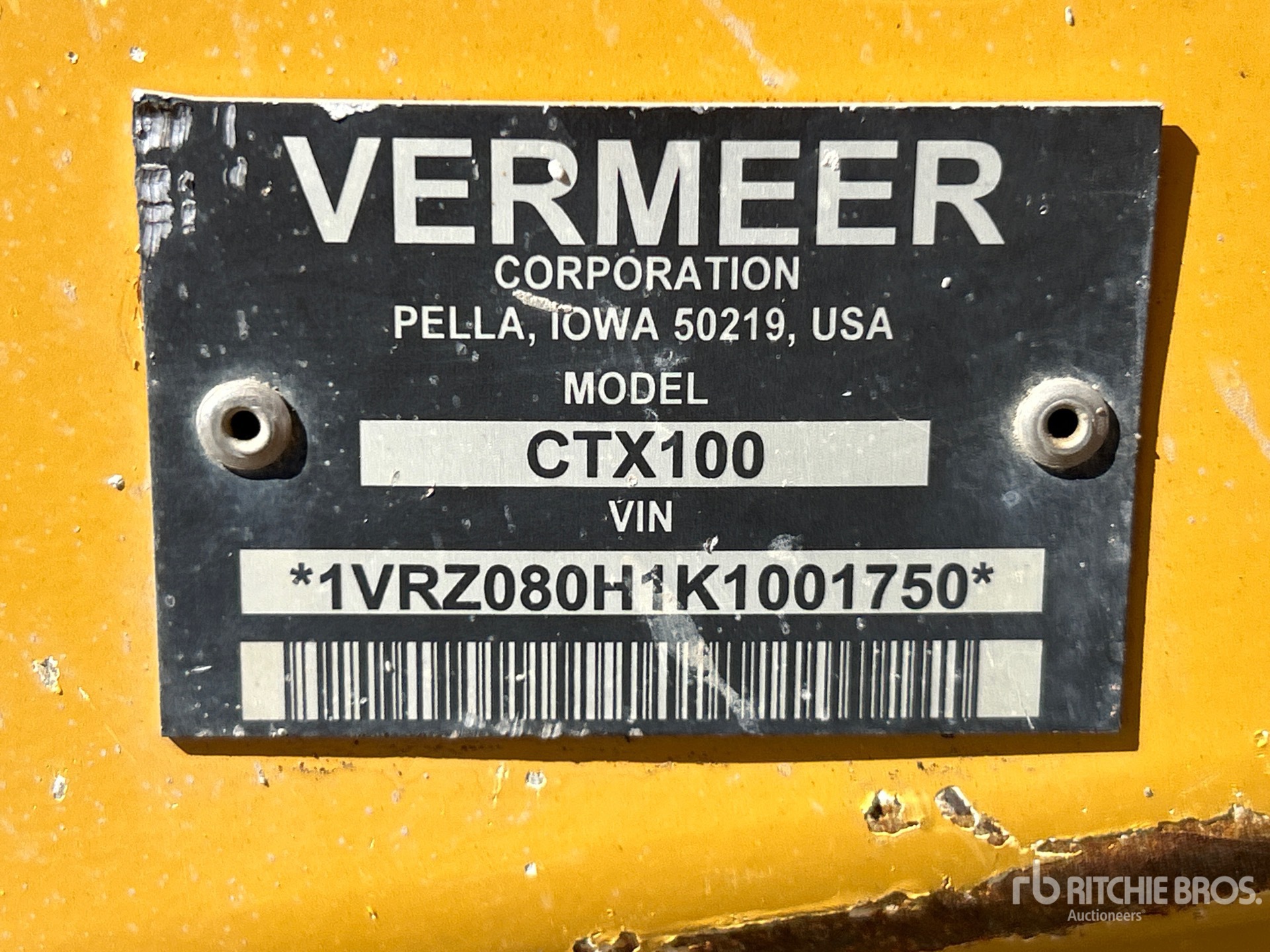 2019 Vermeer CTX100
