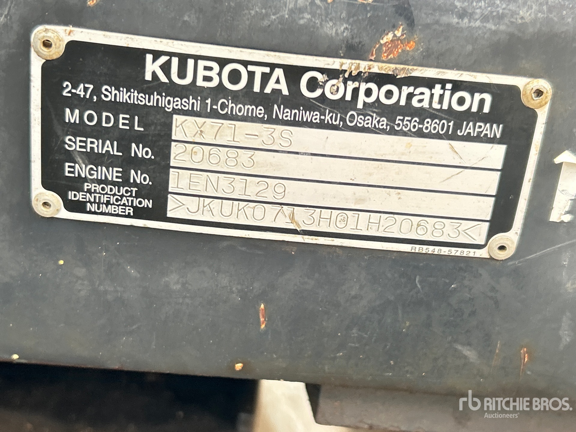 2015 Kubota KX71-3S