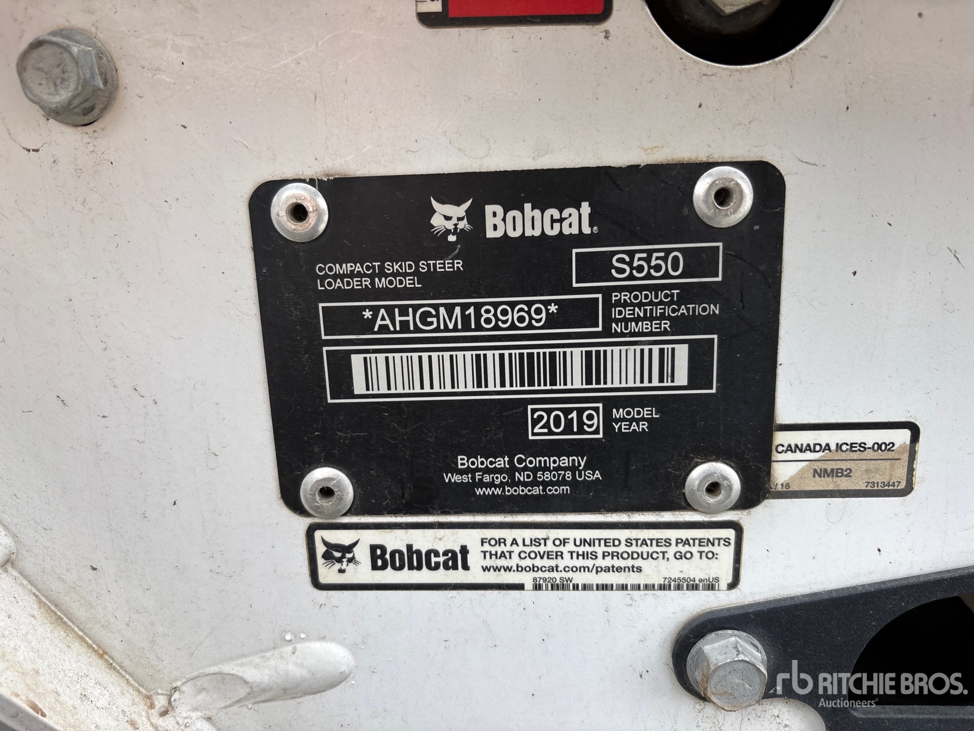 2019 Bobcat S550