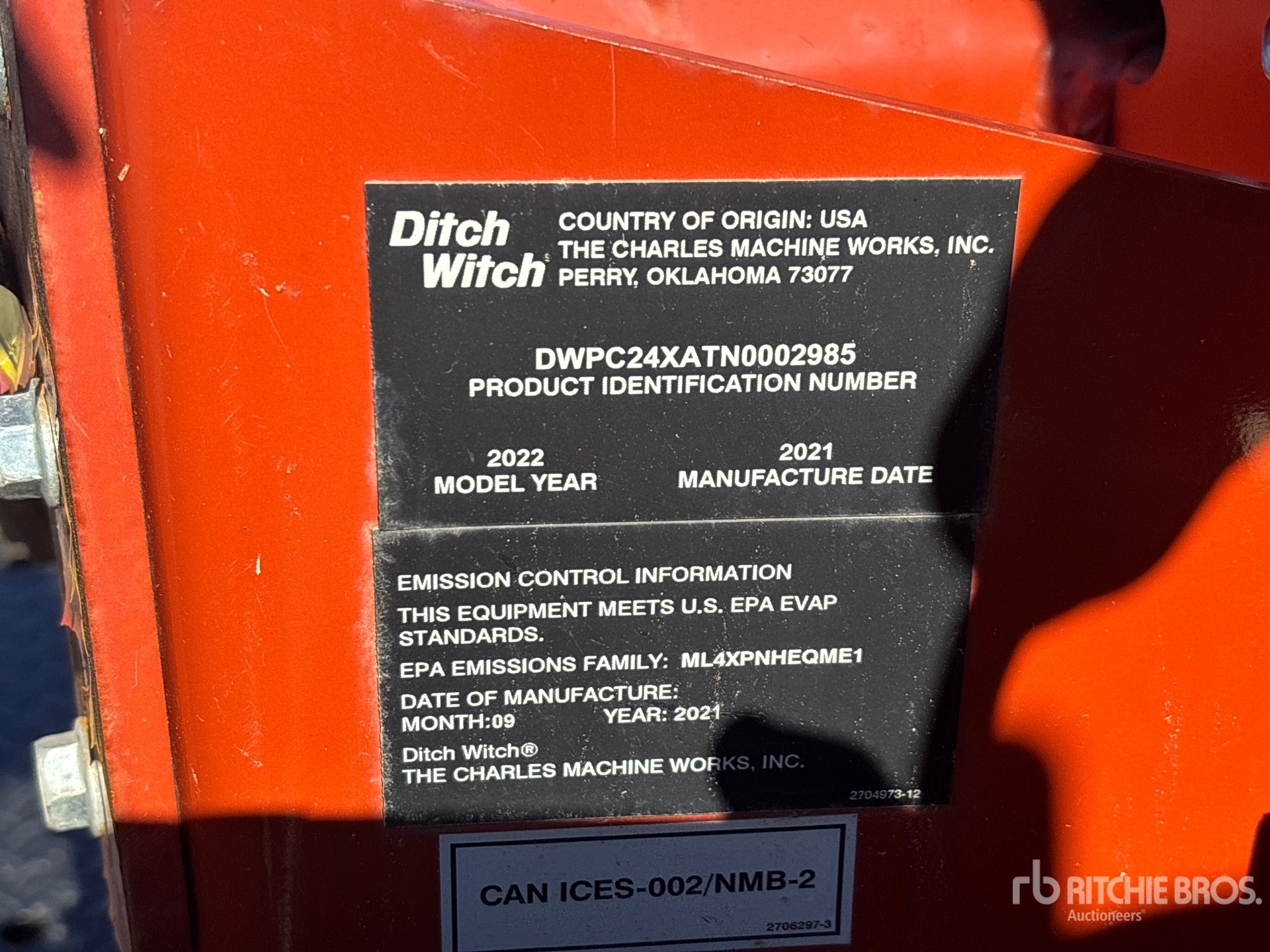 2021 Ditch Witch C24X