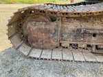 Undercarriage with Left Track Tensioner