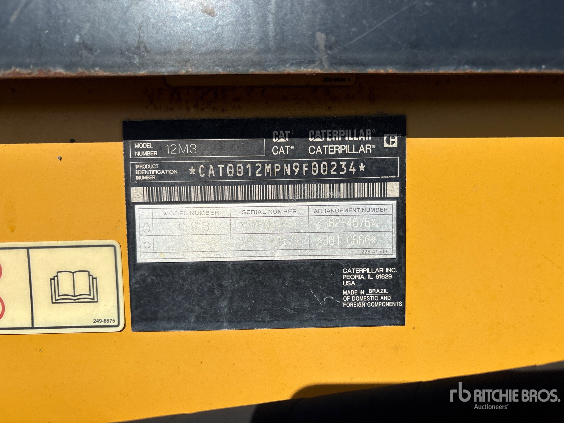 2015 Caterpillar 12M3
