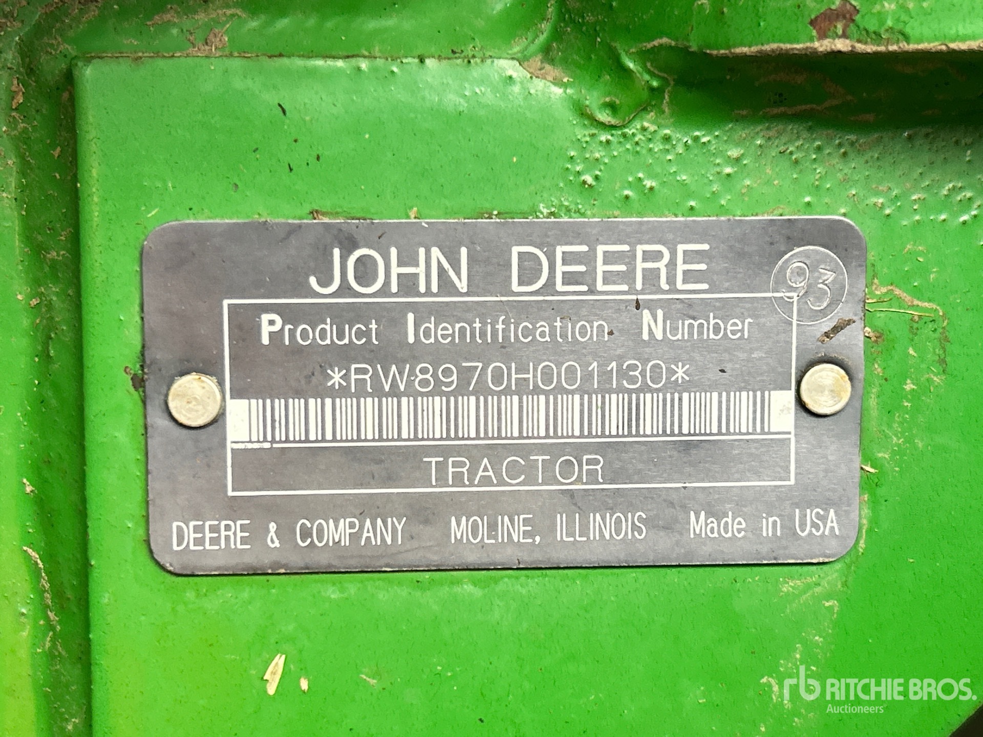 1993 John Deere 8970
