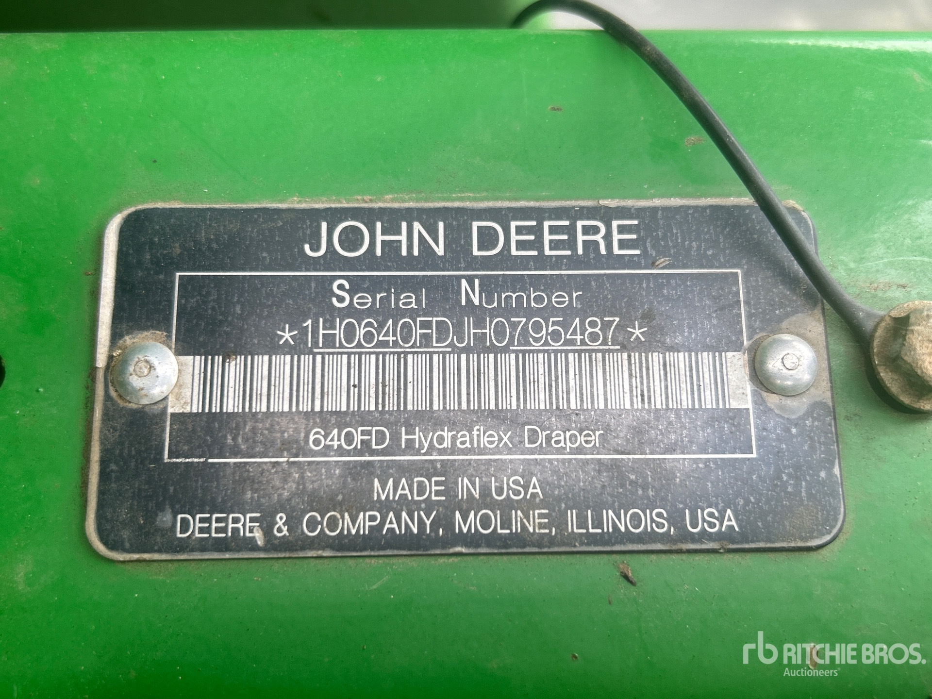 2017 John Deere 640 FD