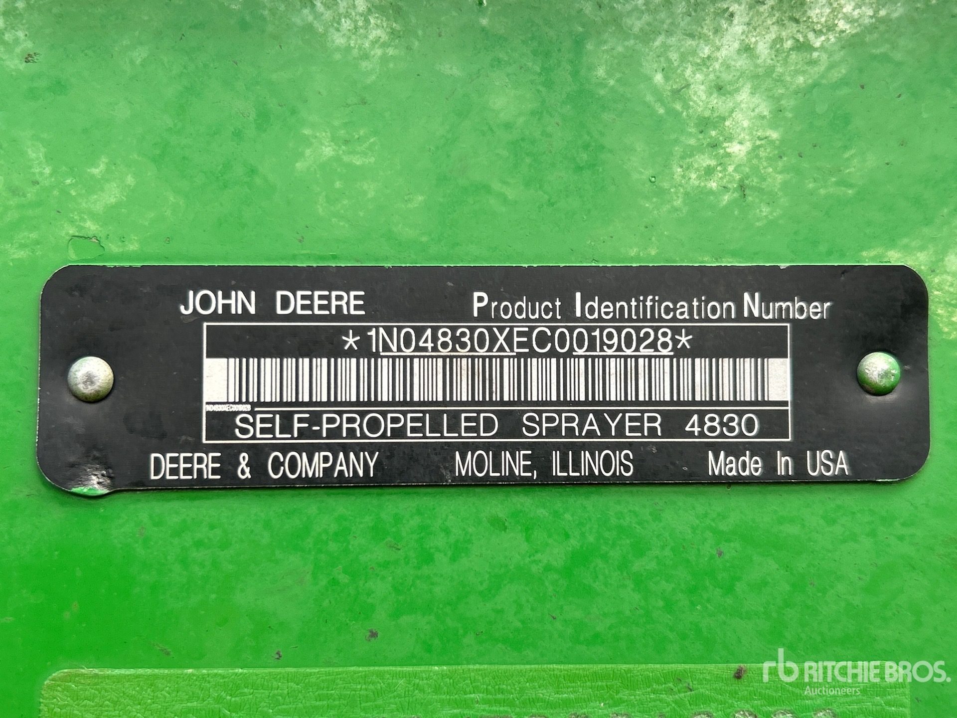2012 John Deere 4830