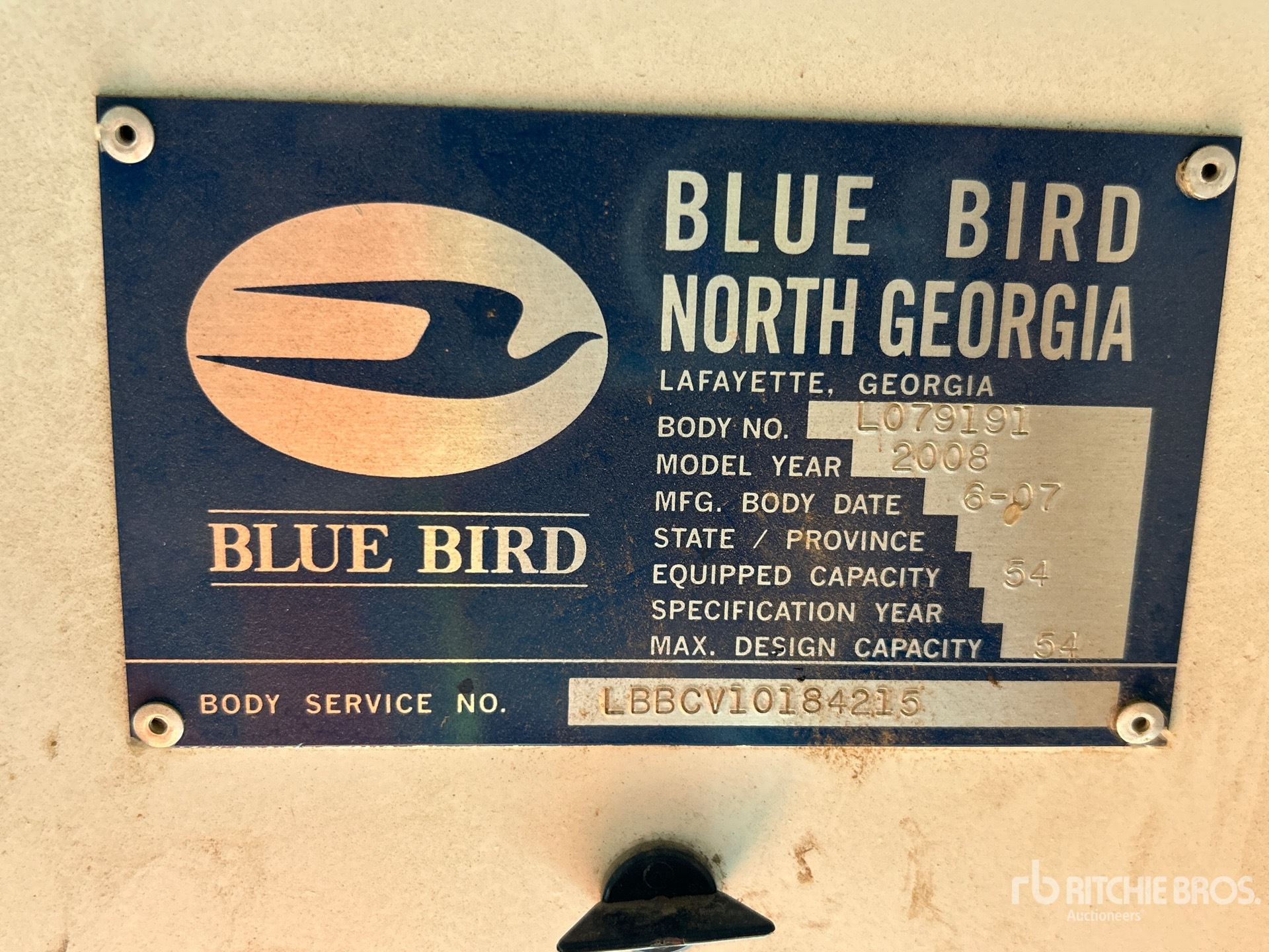 2008 Bluebird 4x2 School Service