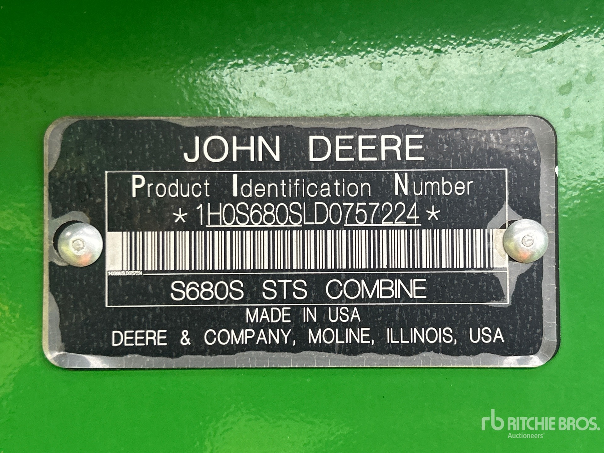2013 John Deere S680