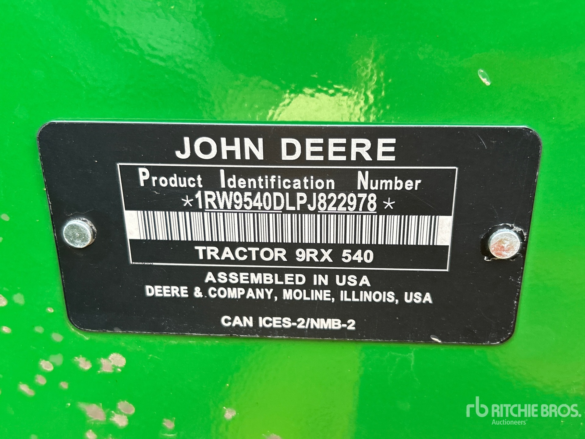 2023 John Deere 9RX 540