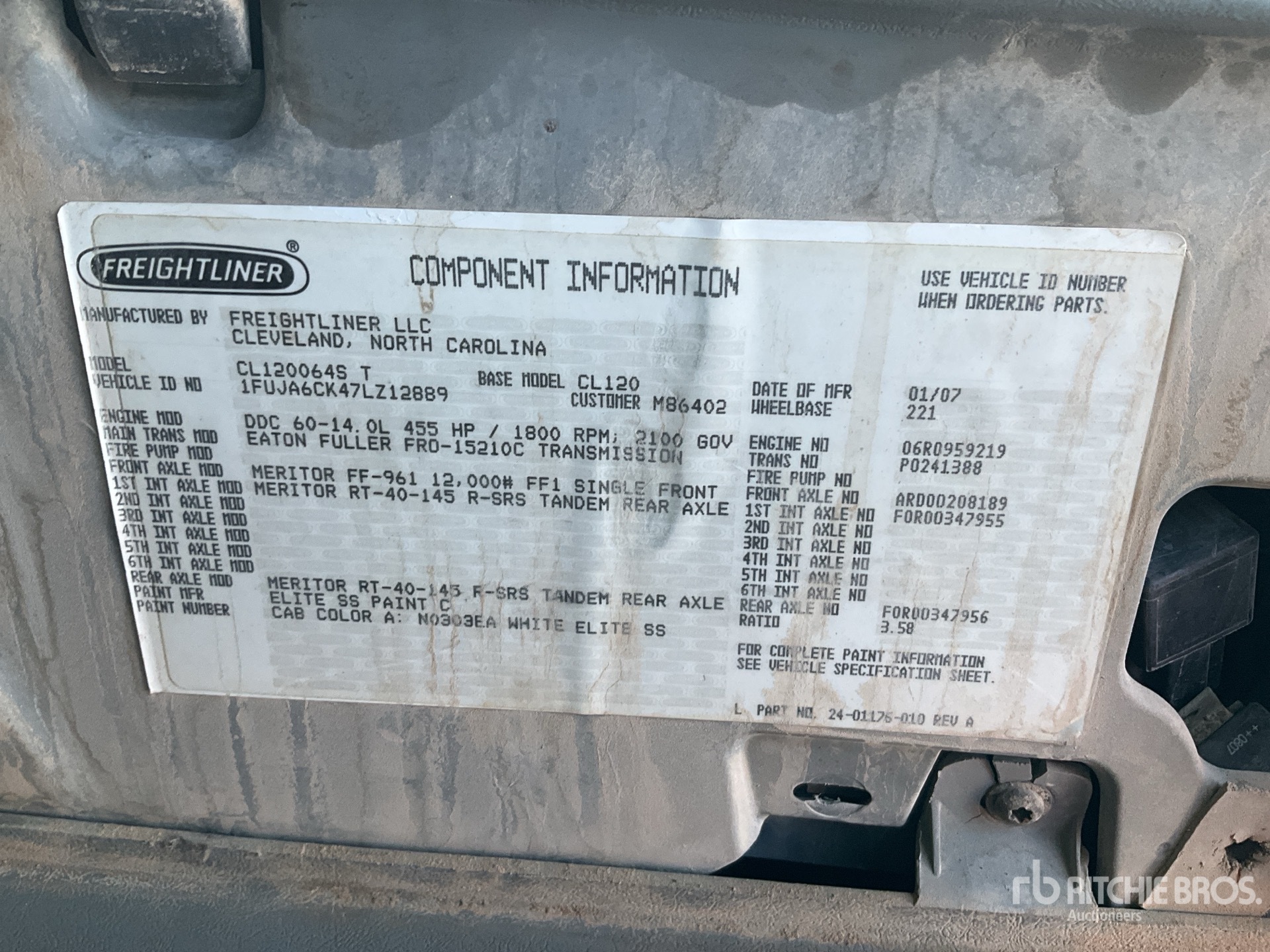2007 Freightliner Columbia 120