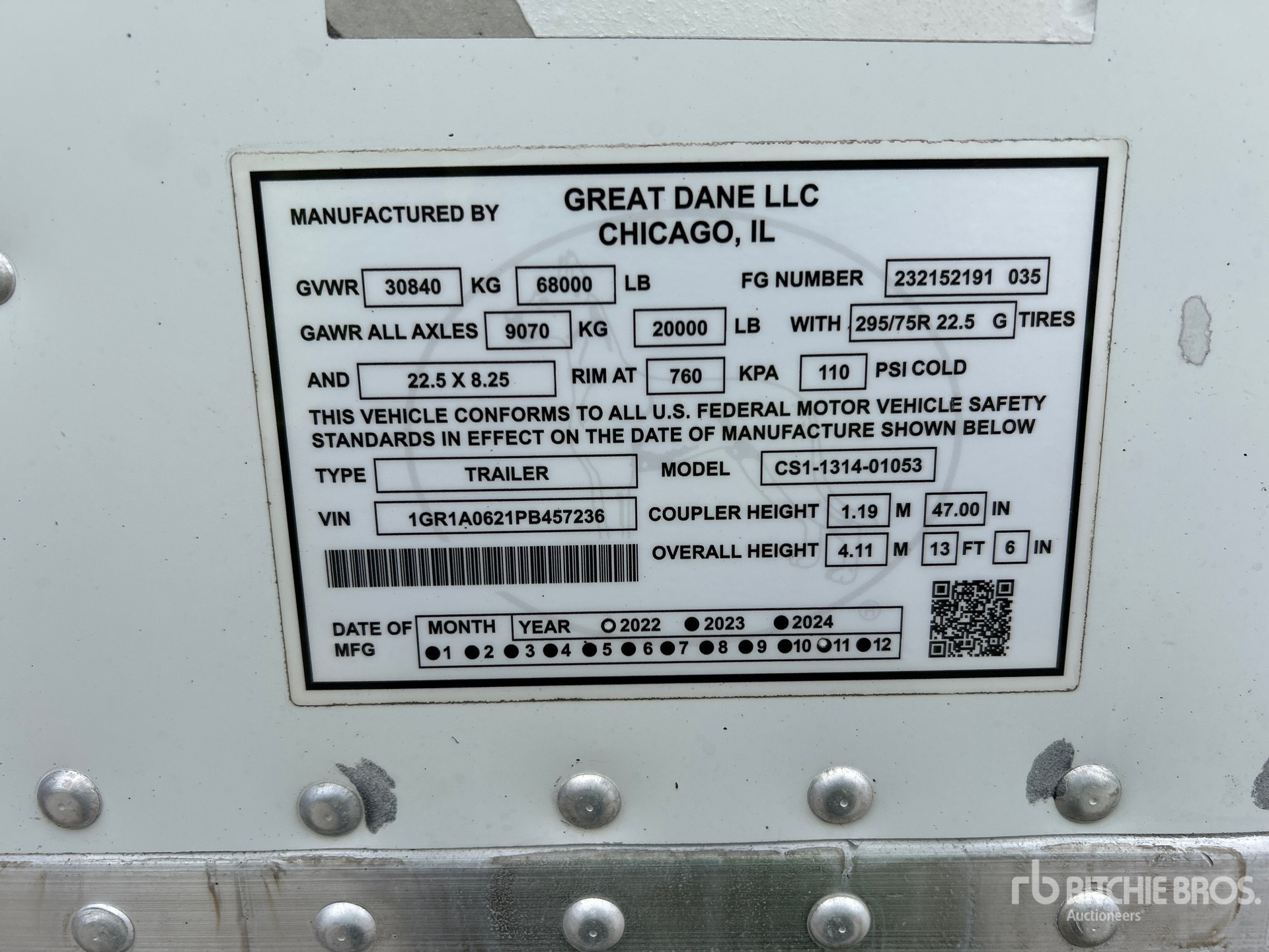2023 Great Dane CS1131401053