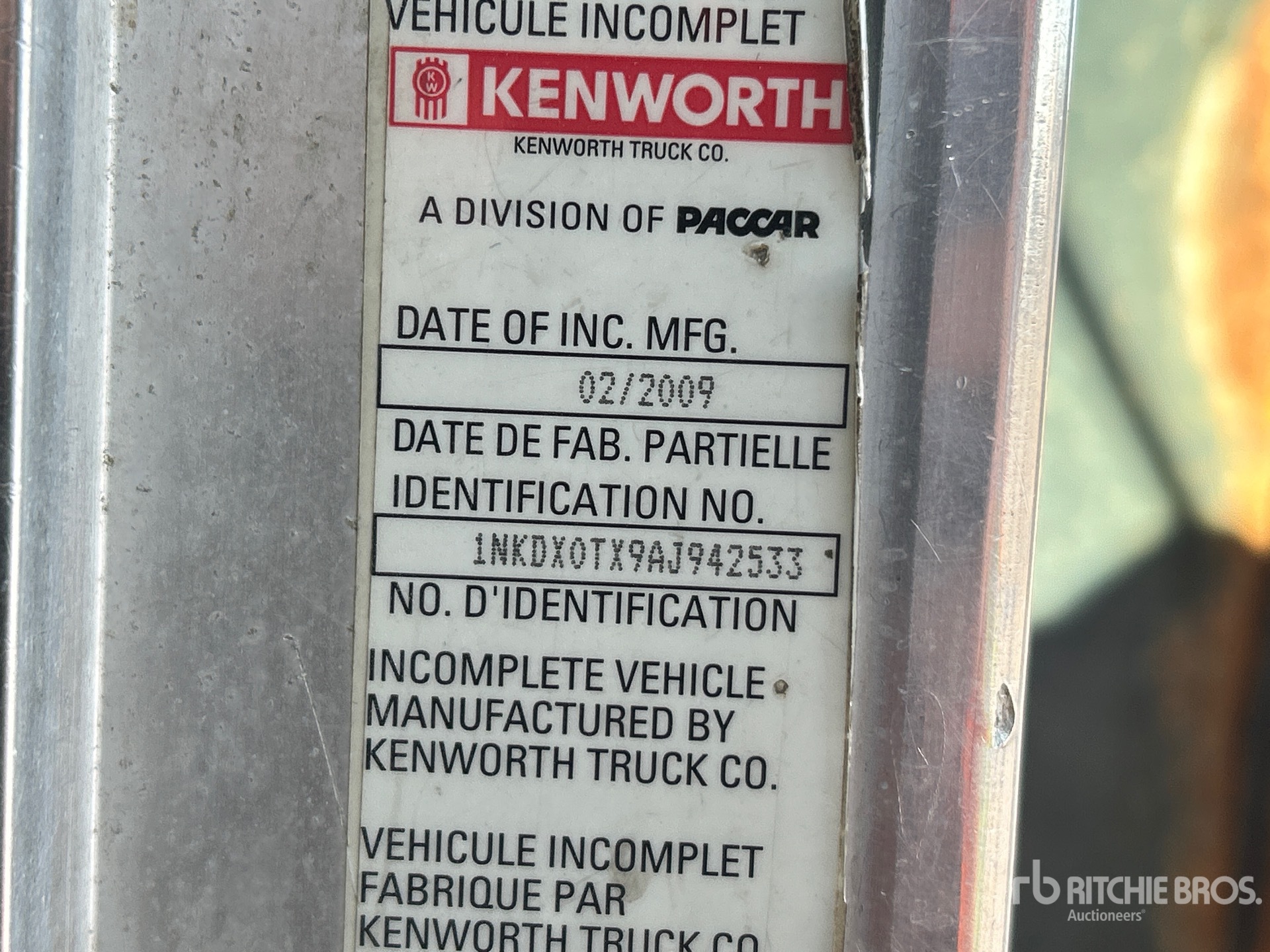 2010 Kenworth T800