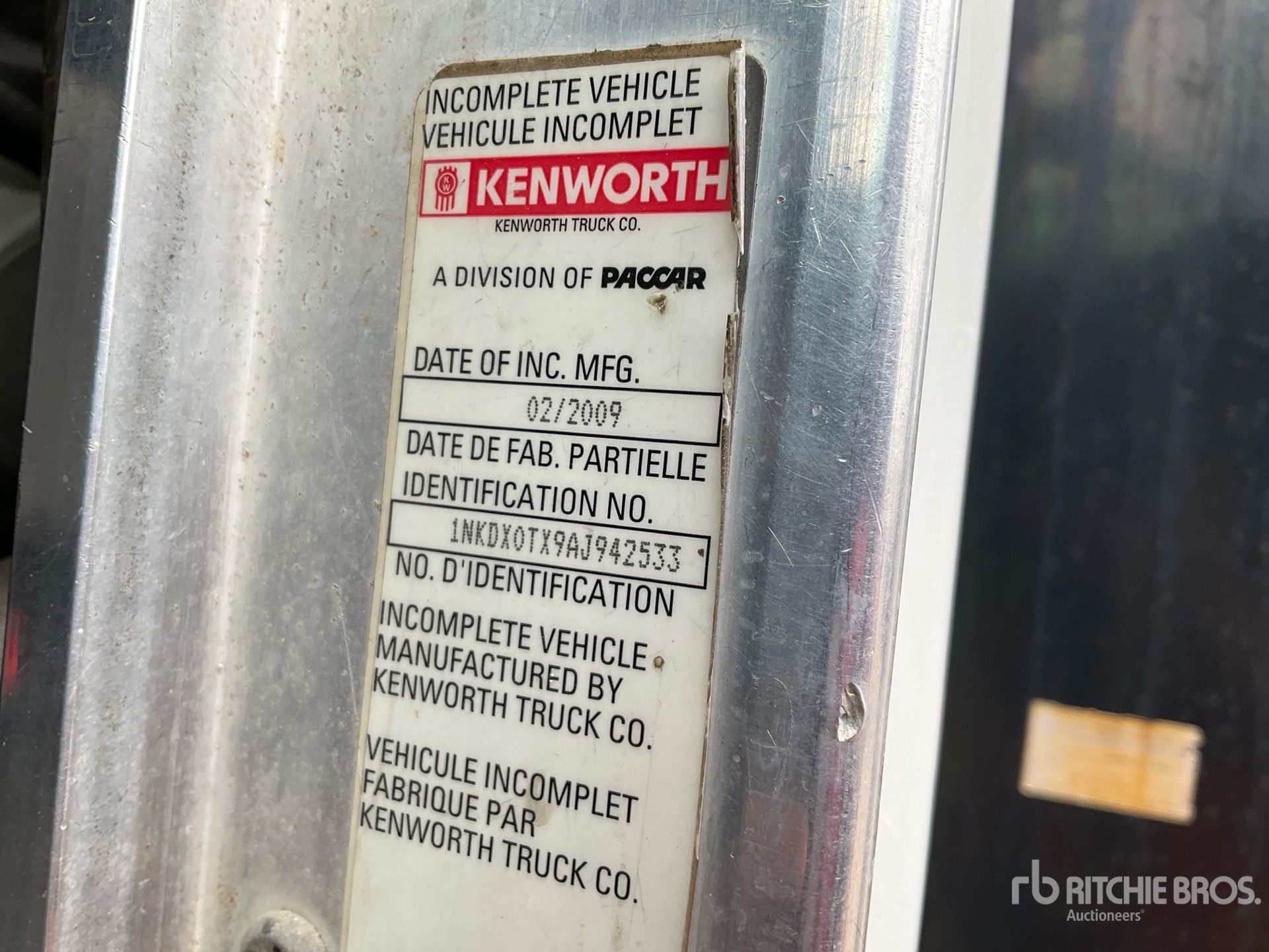 2010 Kenworth T800