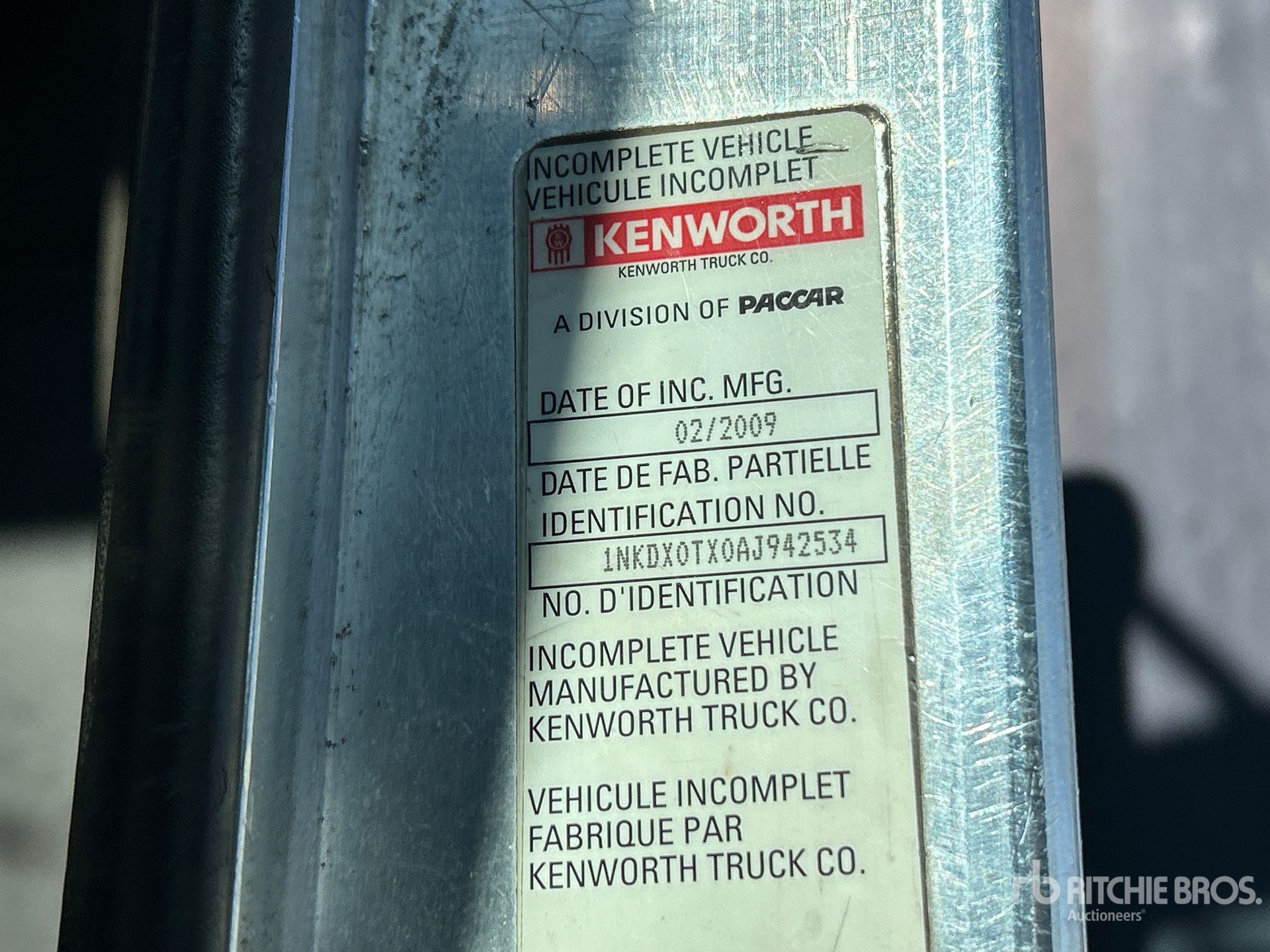 2010 Kenworth T800