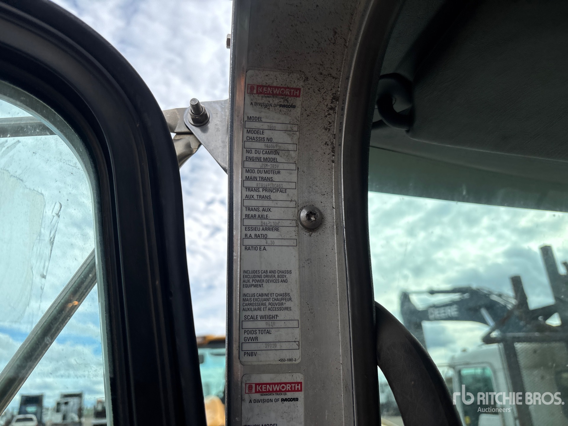 2011 Kenworth T800