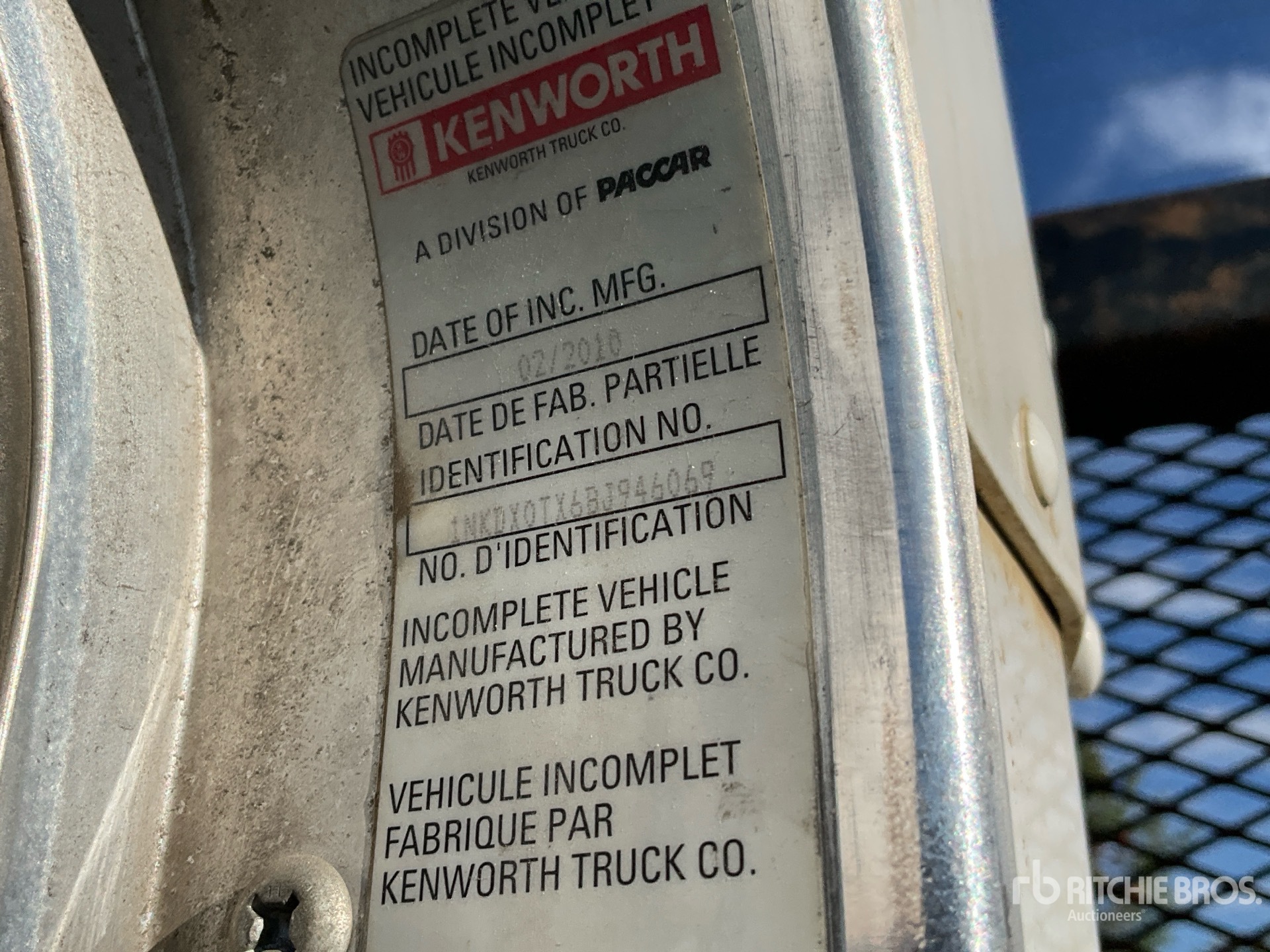 2011 Kenworth T800