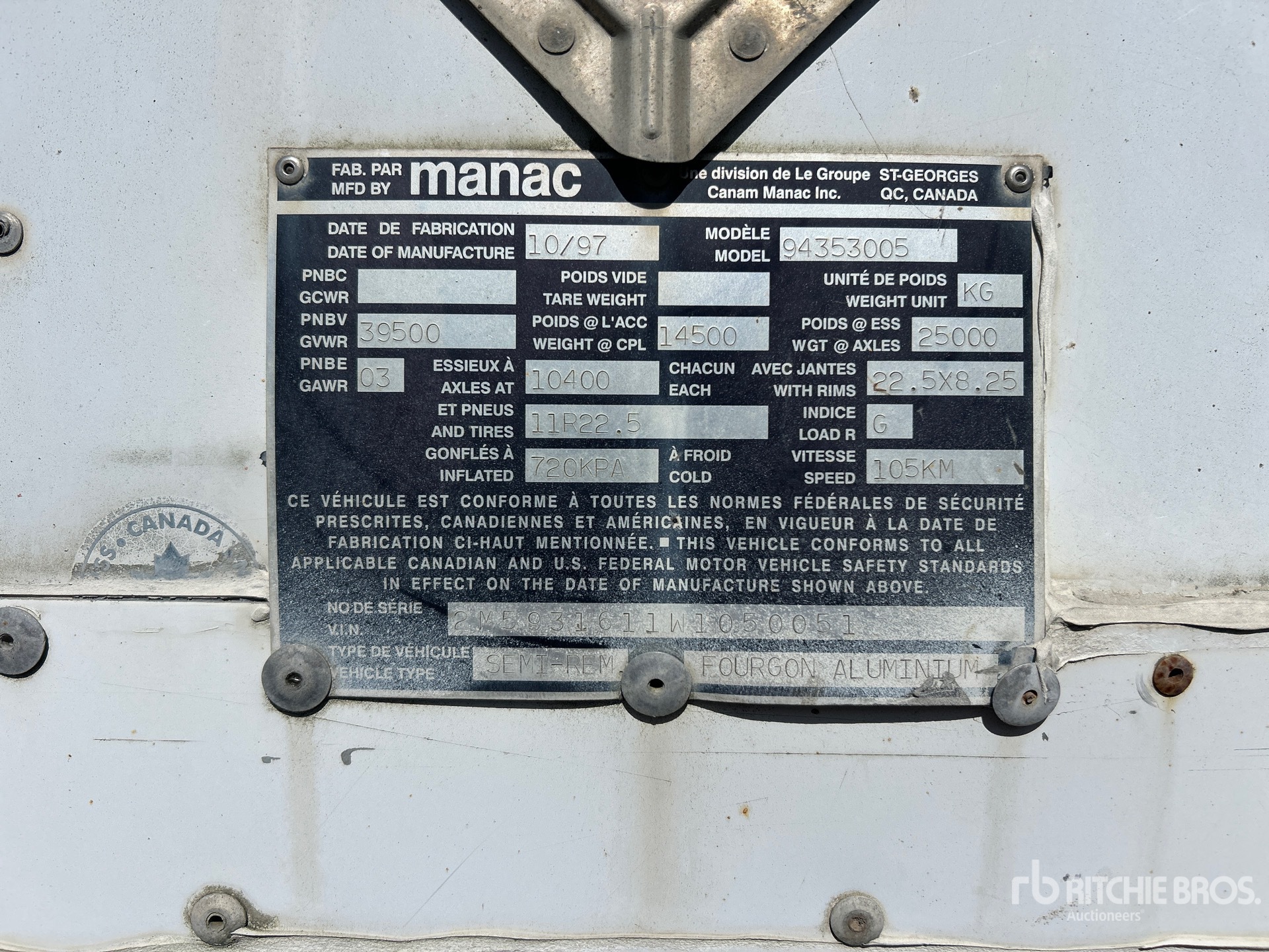 1998 Manac 94353005