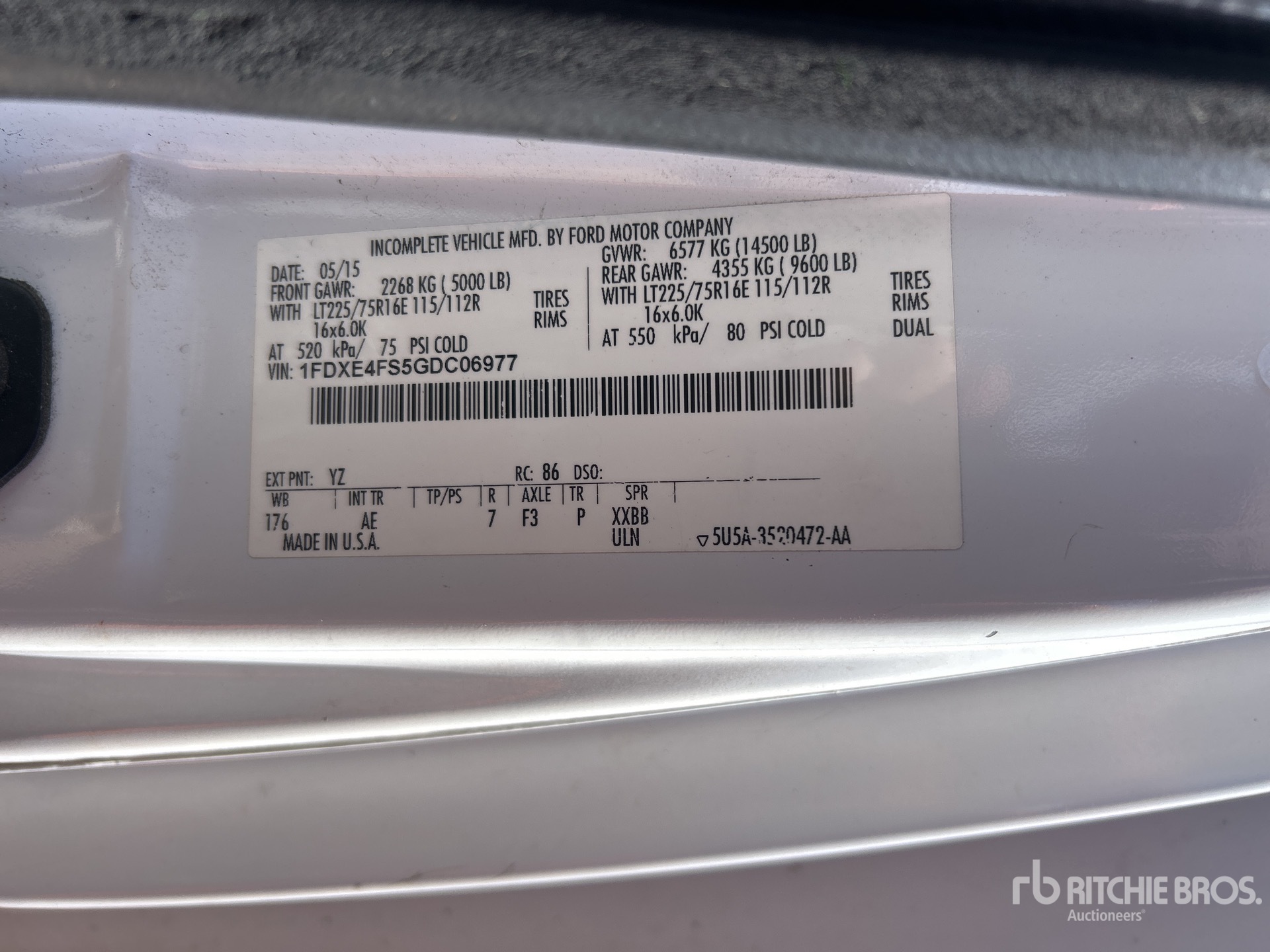 2016 Ford E450