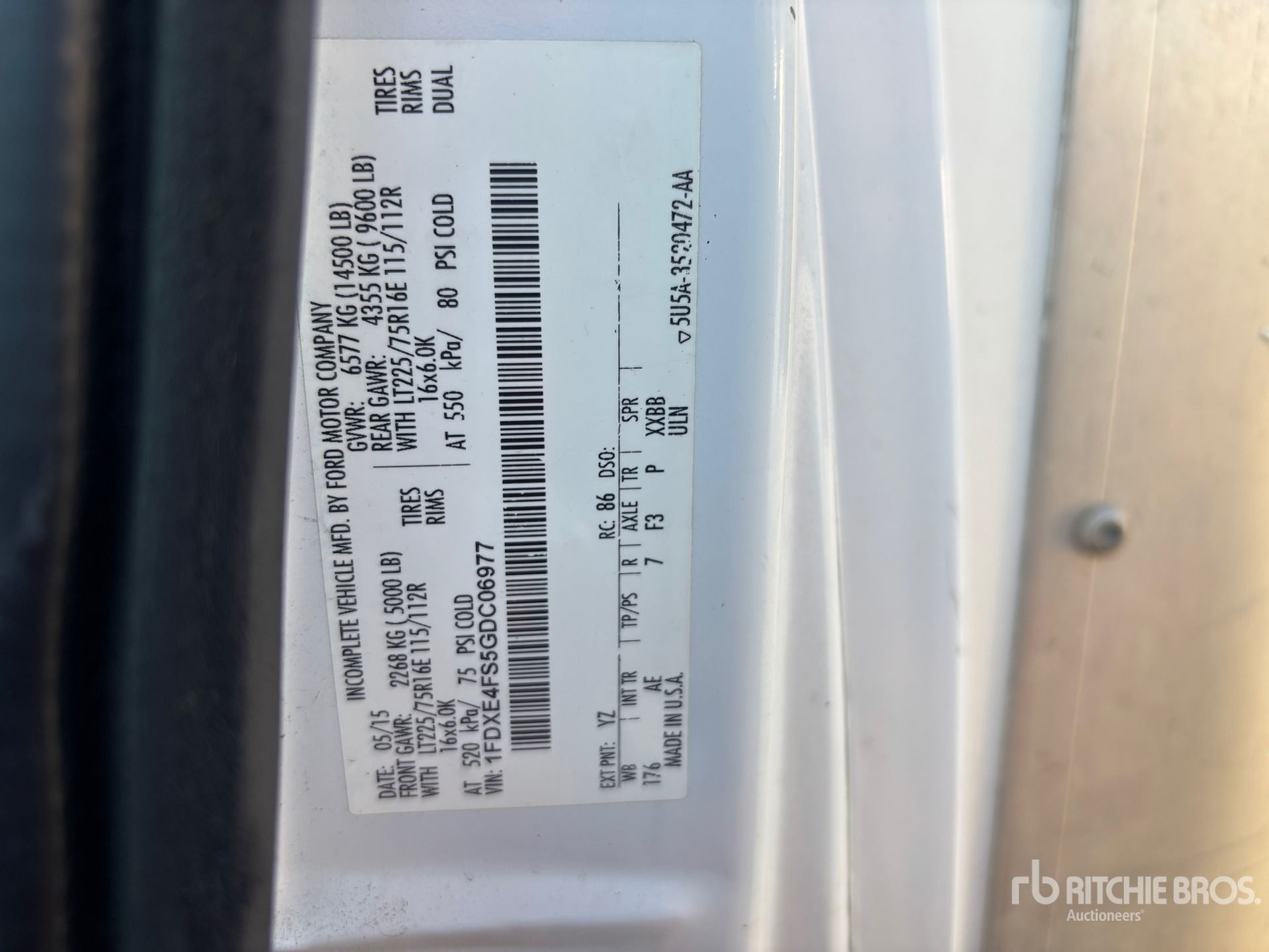 2016 Ford E450