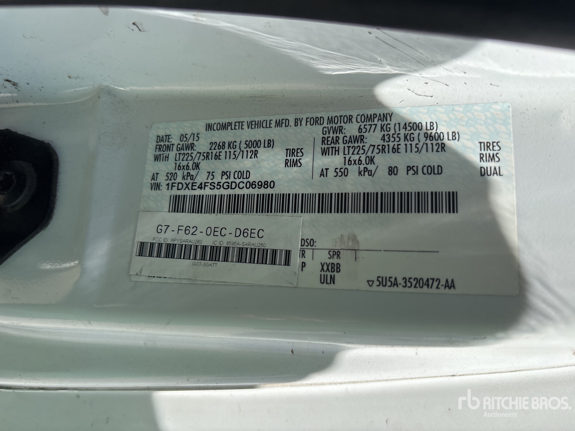 2016 Ford E450