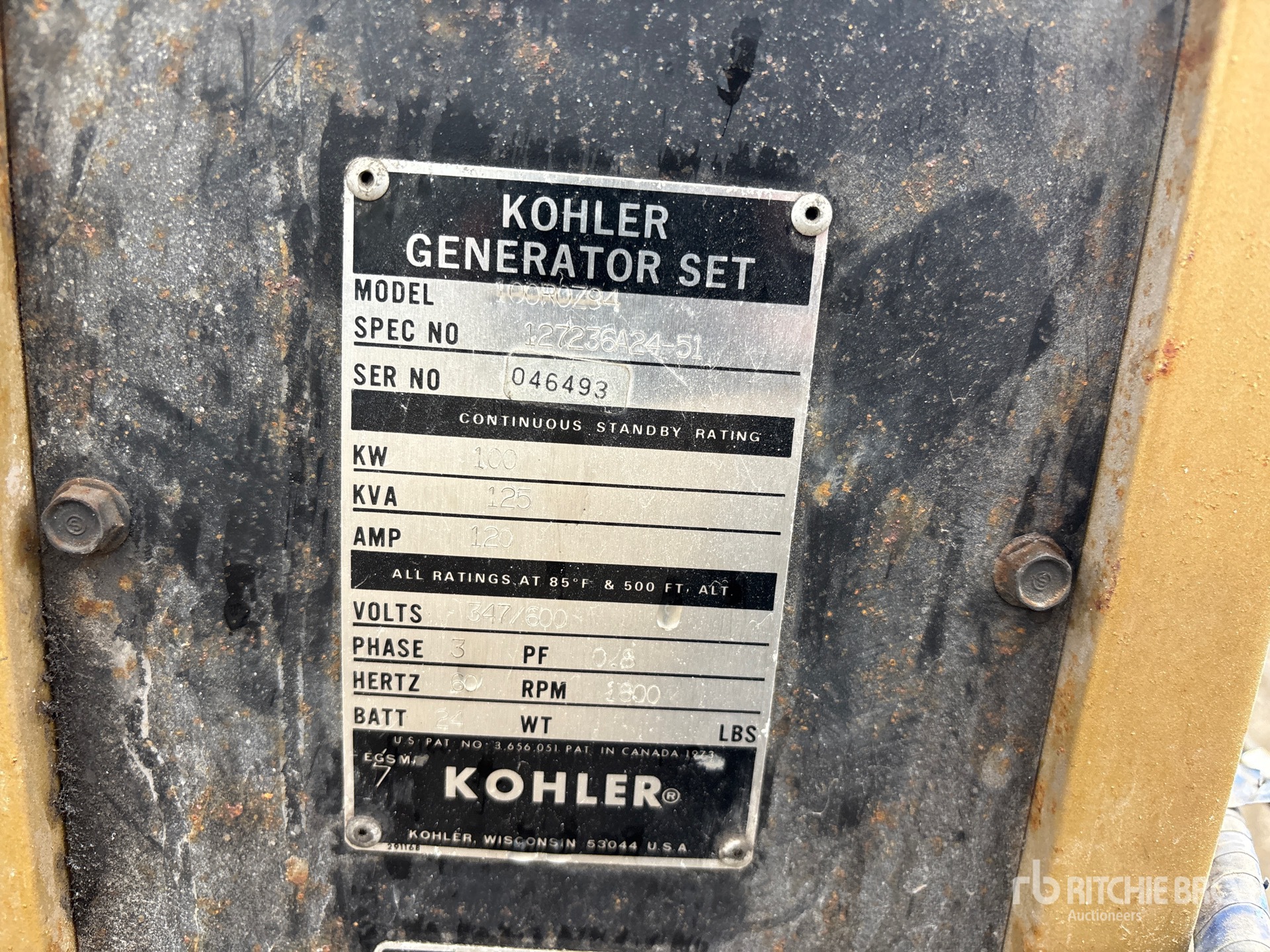 Kohler 100 KW