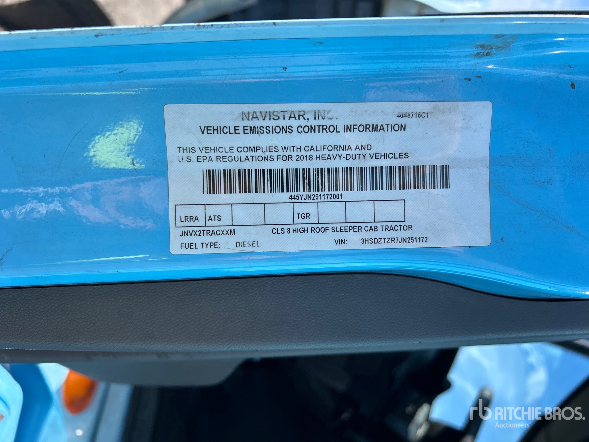 2018 International LT625