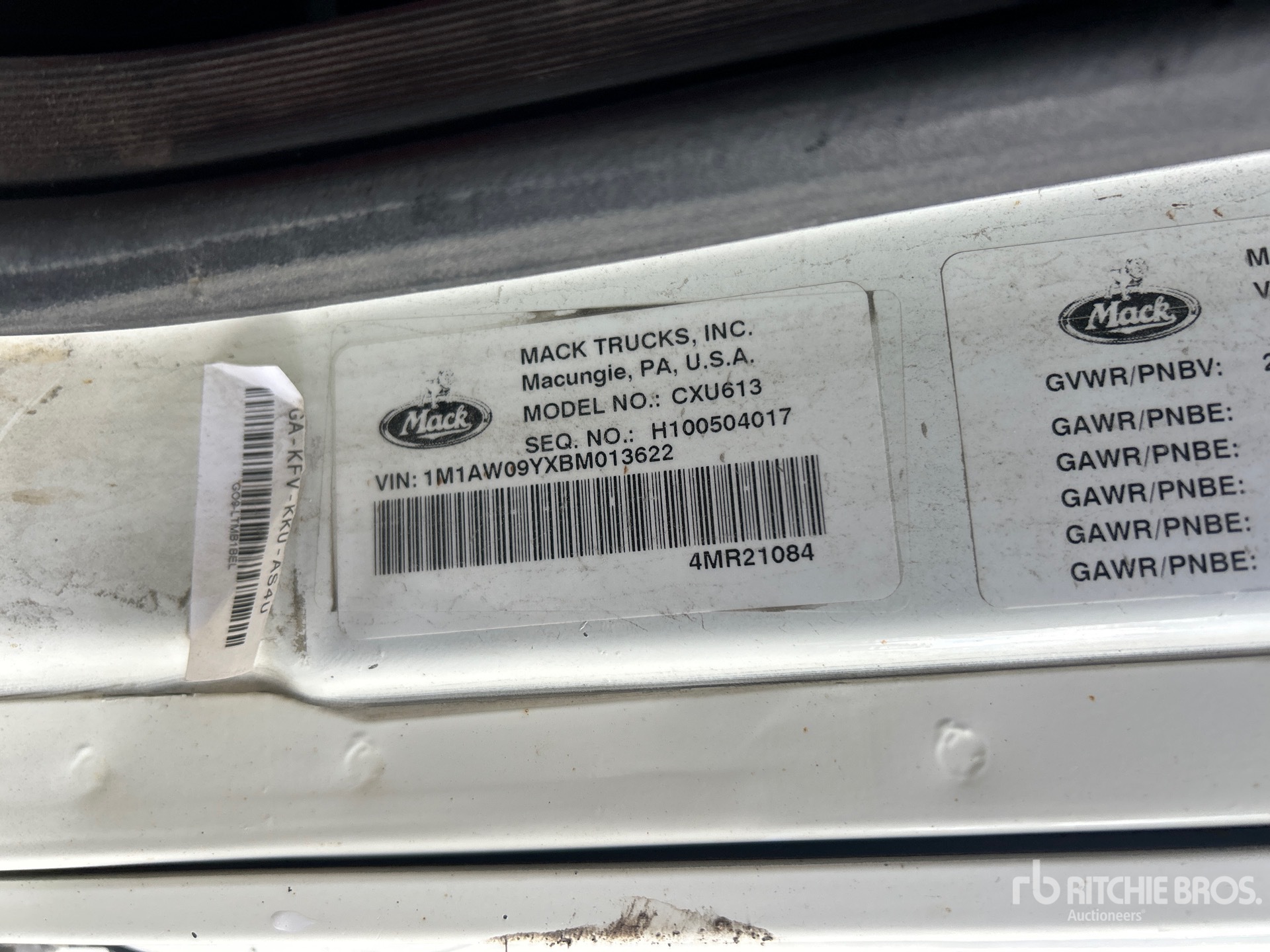 2011 Mack CXU613