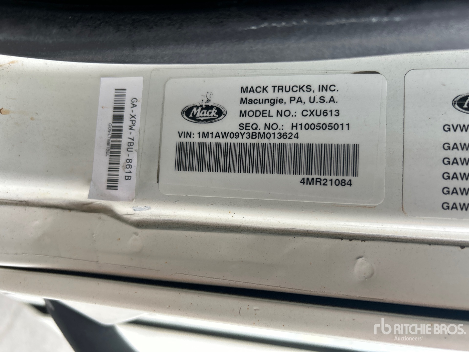 2011 Mack CXU613