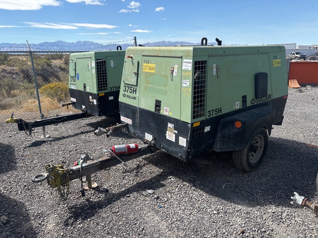 2019 Sullair 375H DPQ-JD3 375 cfm  Mobile Air Compressor