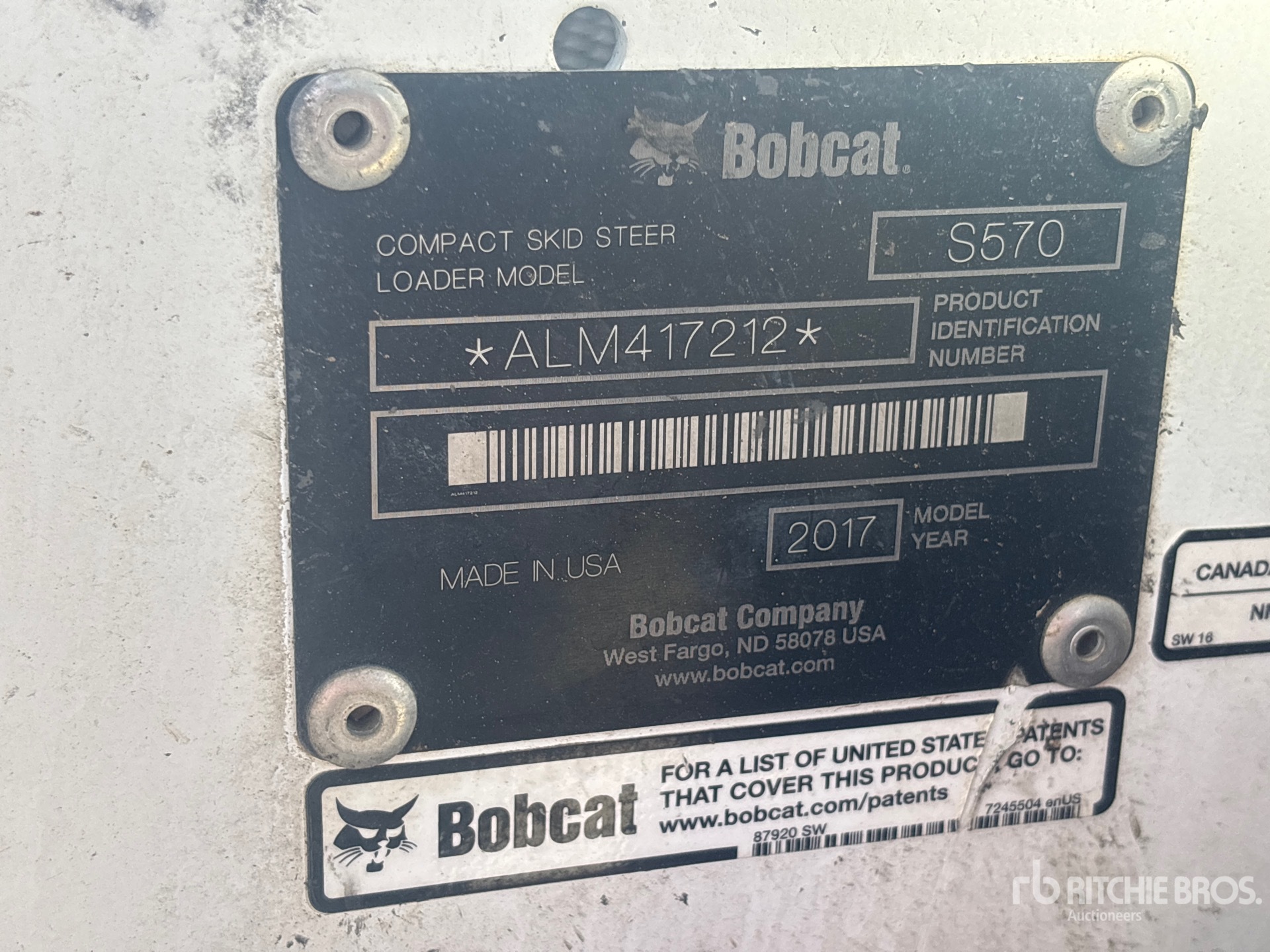 2017 Bobcat S570