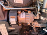Engine with A/C Compressor