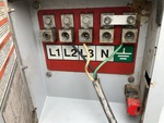 Generator with Cables and Connections
