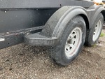 Trailer Chassis with Left Front Tire
