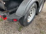 Trailer Chassis with Right Rear Tire