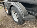 Trailer Chassis with Right Front Tire