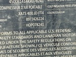 General Appearance with Unit Serial Number