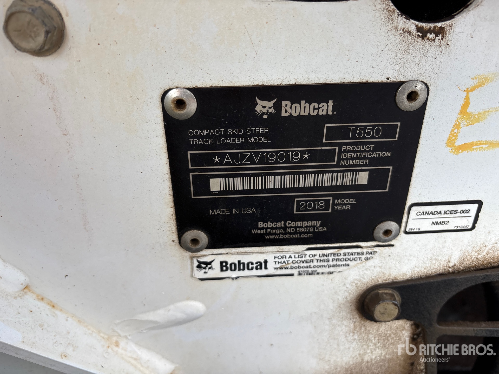 2018 Bobcat T550