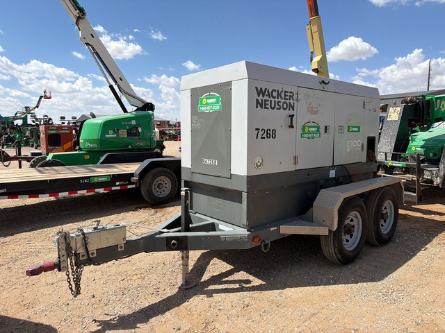 2013 Wacker Neuson G100 80 kW Mobile Generator Set