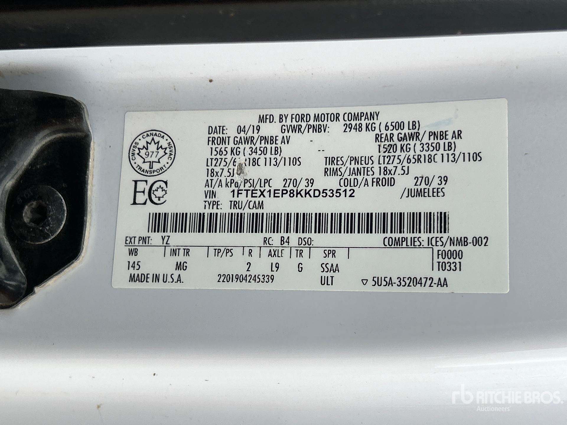 2019 Ford F-150
