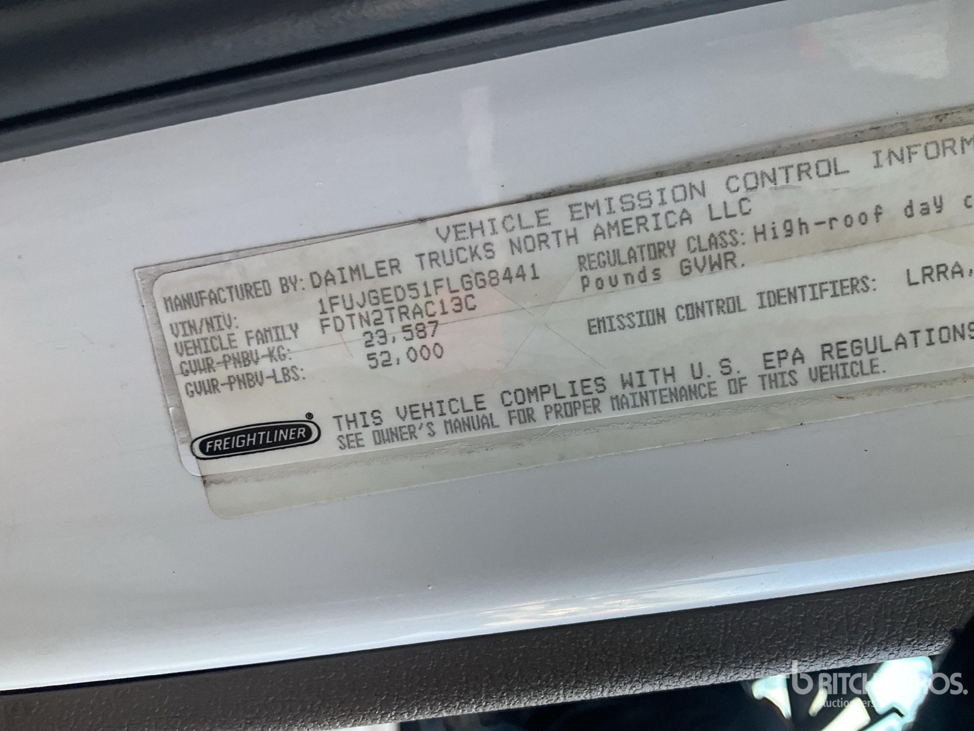 2015 Freightliner CASCADIA 125