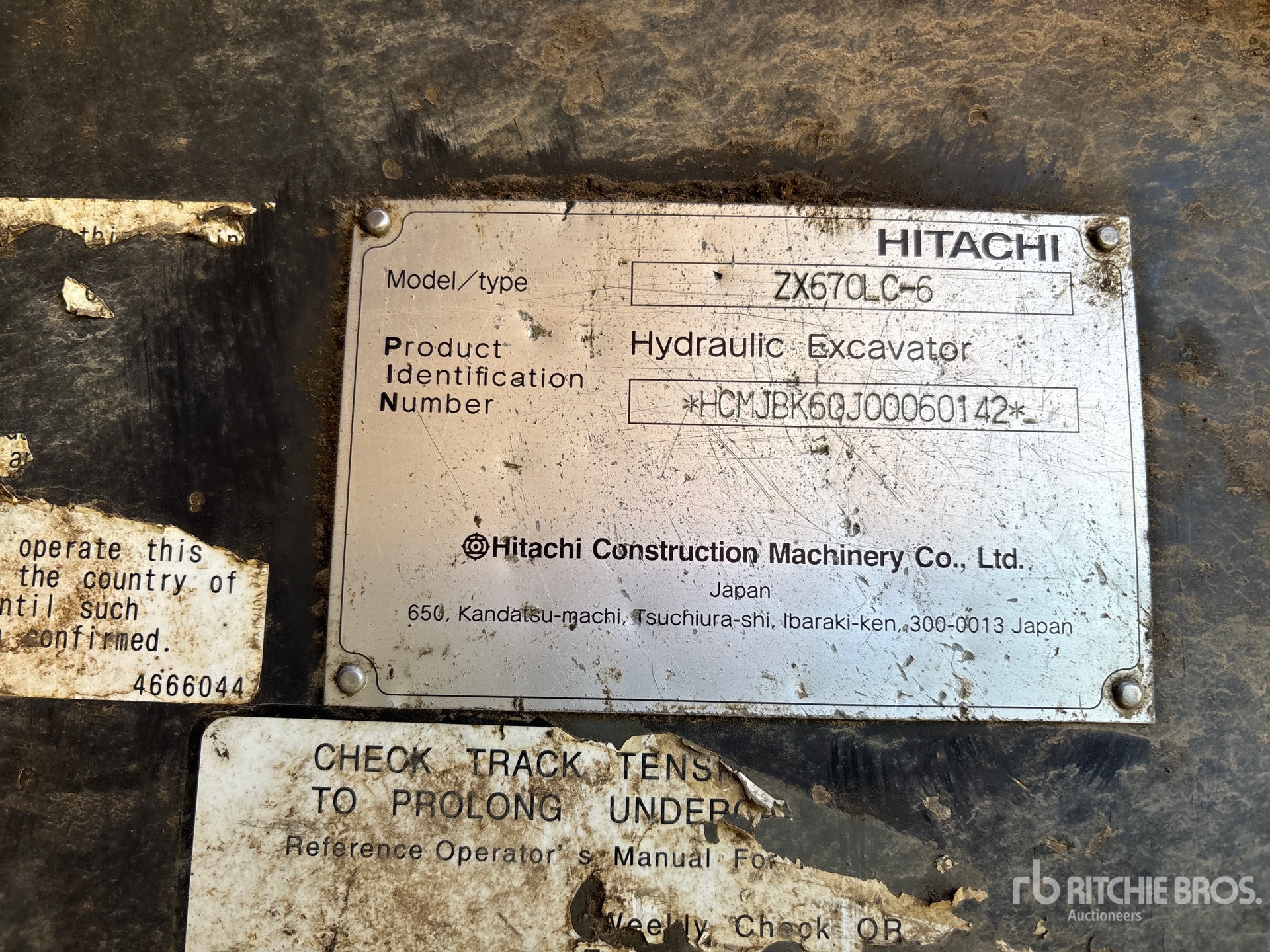 2020 Hitachi ZX670LC-6