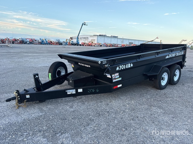 2026 Industrias America 7014R Dump Utility Trailer