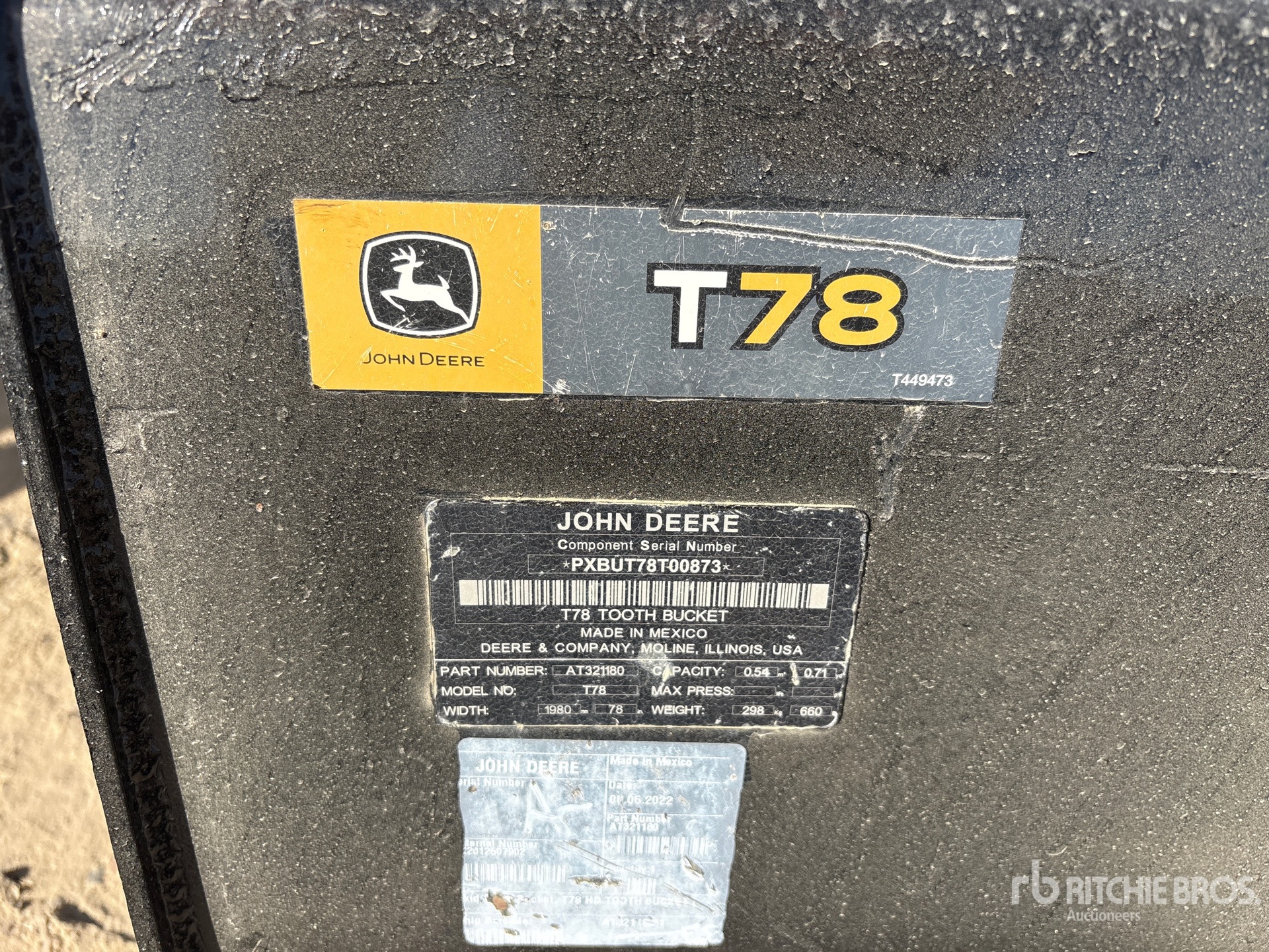 John Deere 78 in
