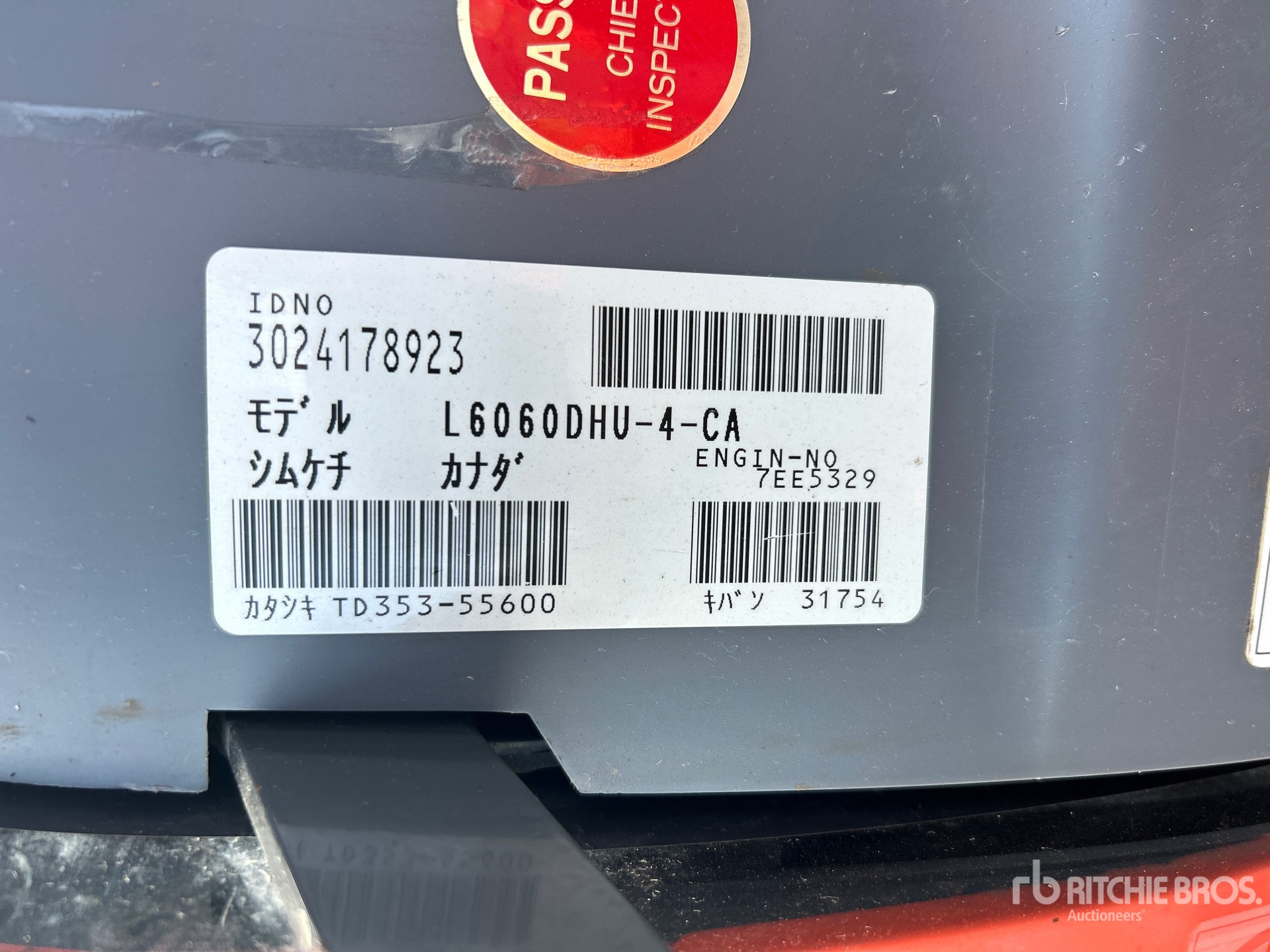 2014 Kubota L6060D