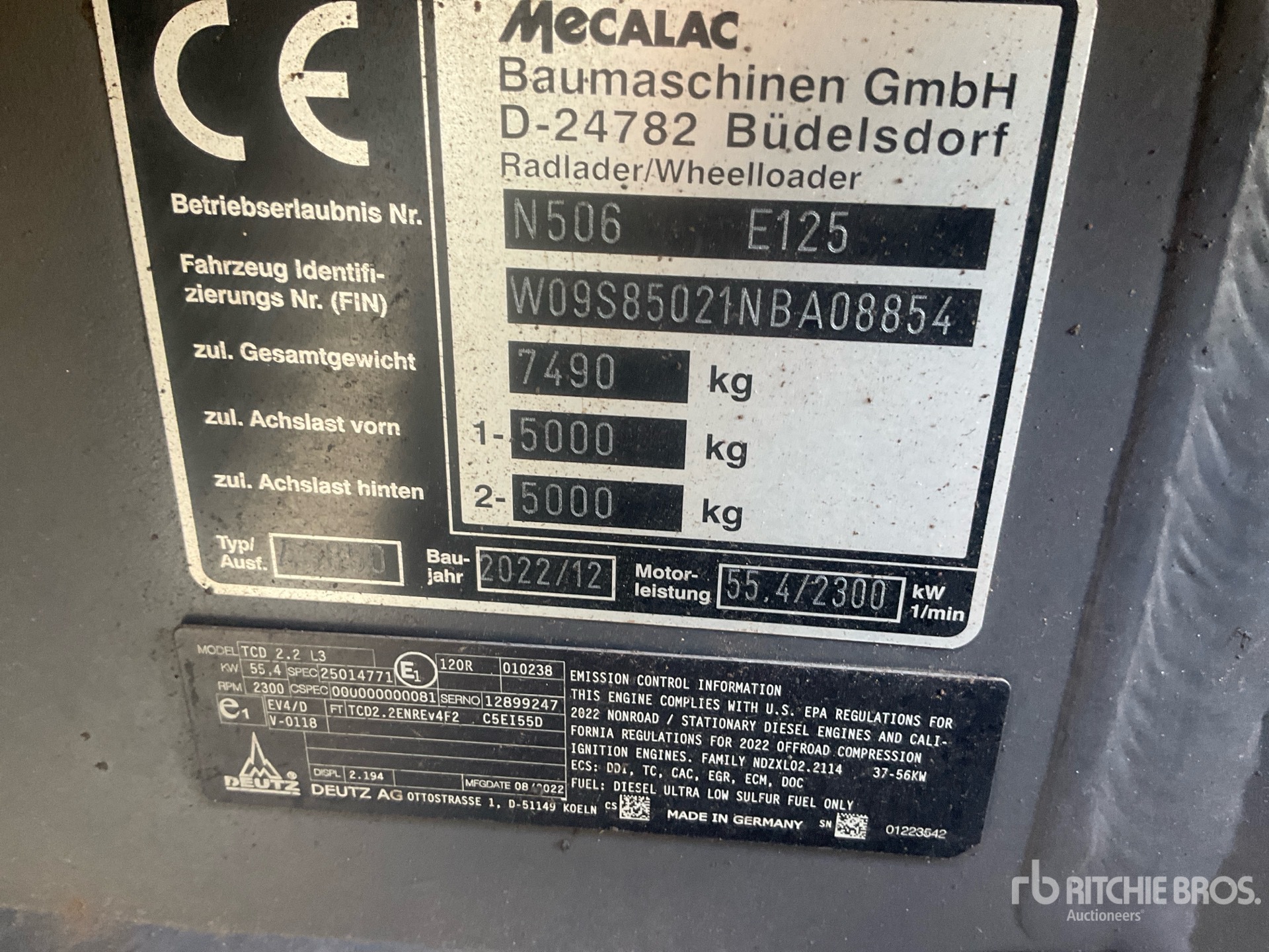 2022 Mecalac AS850