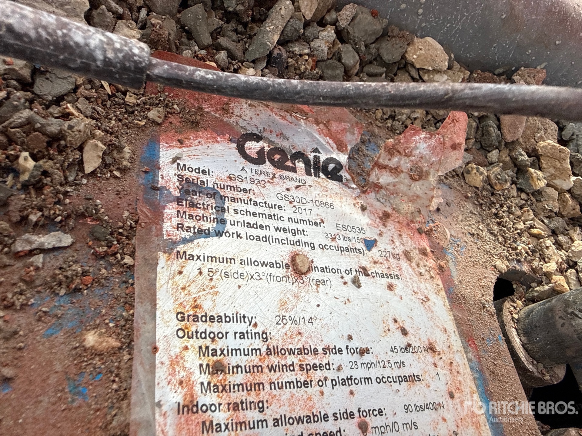 2017 Genie GS-1932