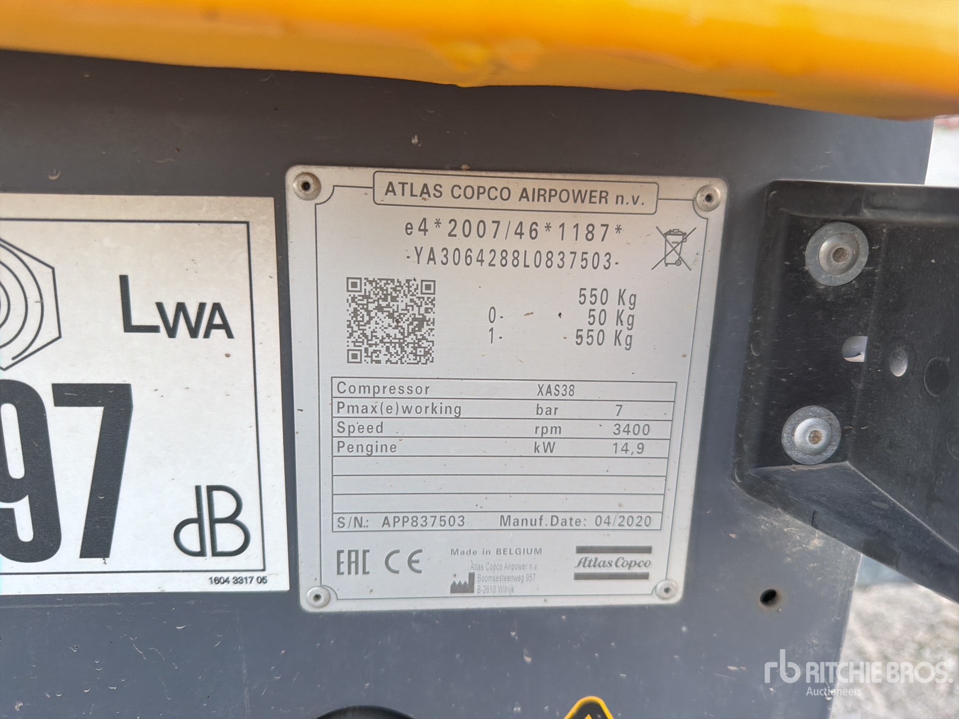2020 Atlas Copco XAS38