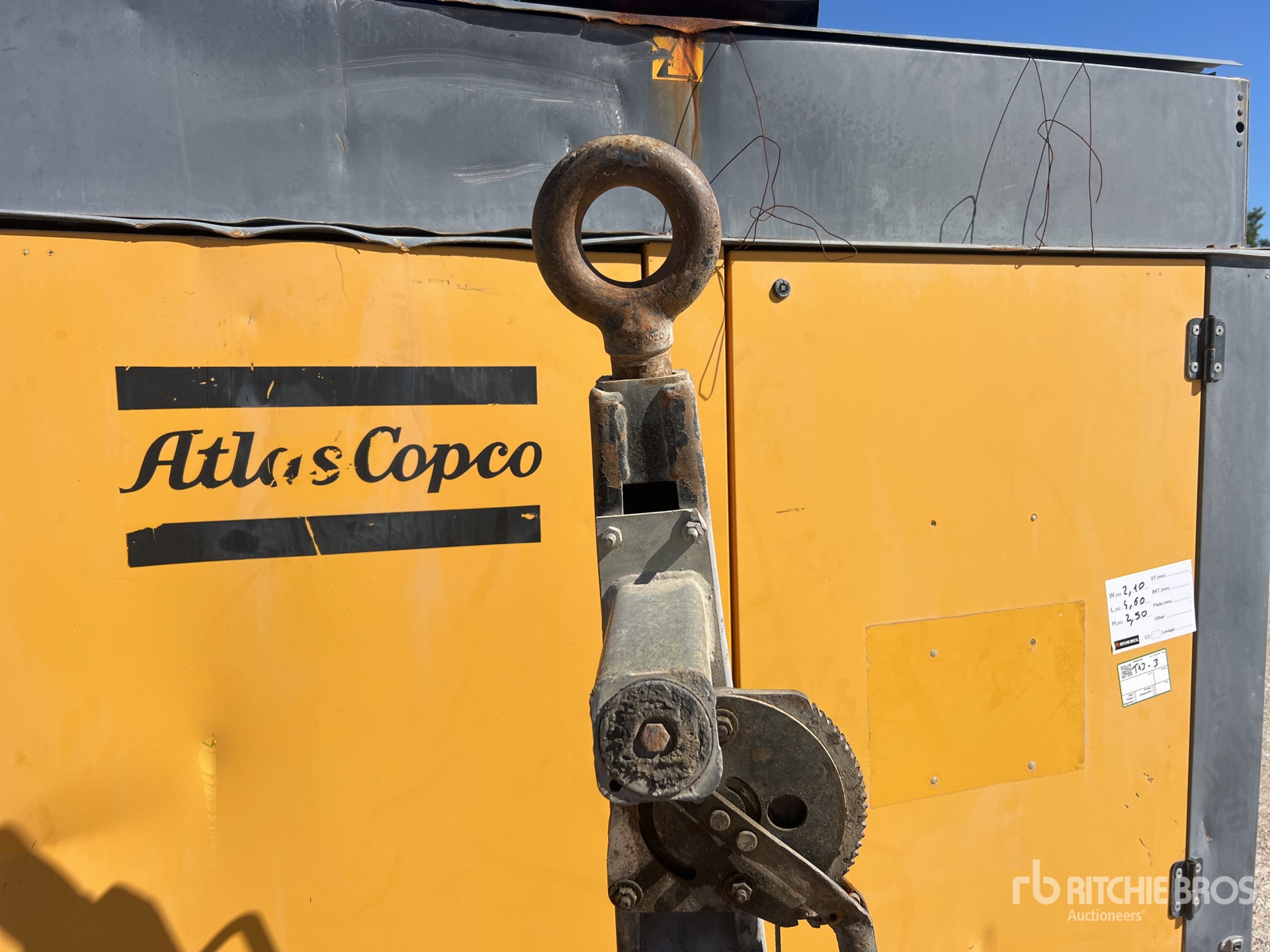 2015 Atlas Copco XAHS447
